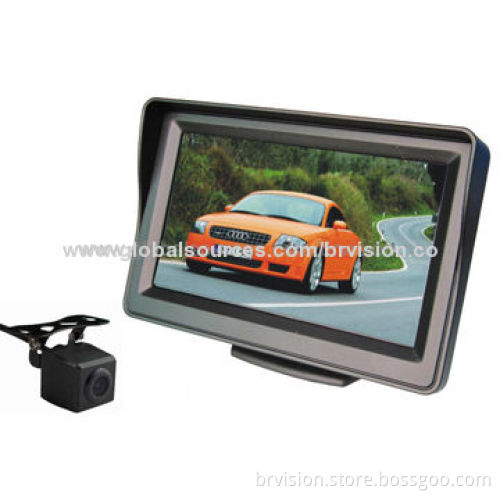 Car Rear-view System with 4.3-inch TFT LCD Monitor and Waterproof Camera